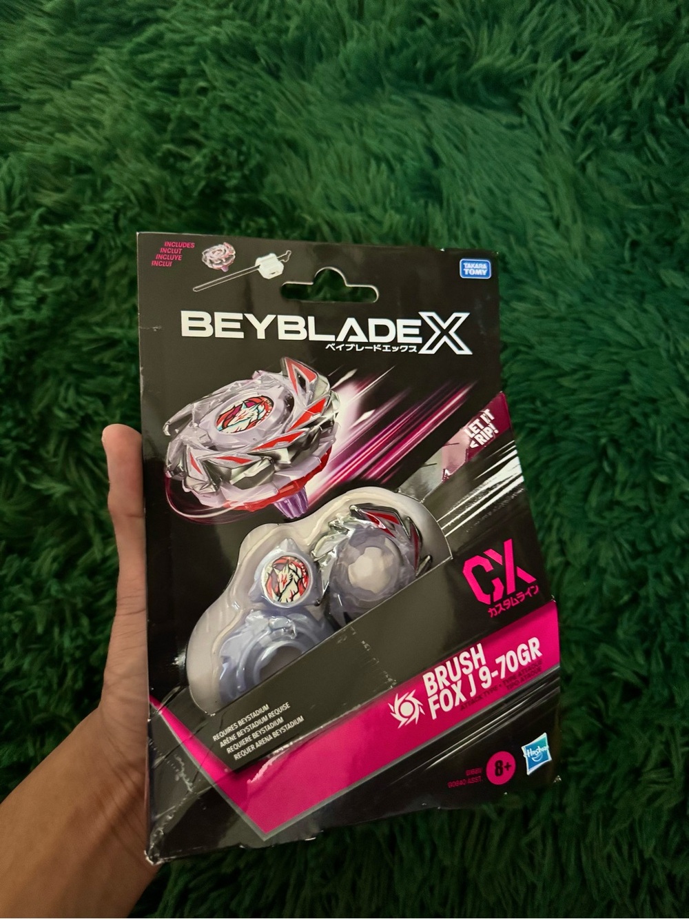 1 Brush Fox J 9-70GR Beyblade CX